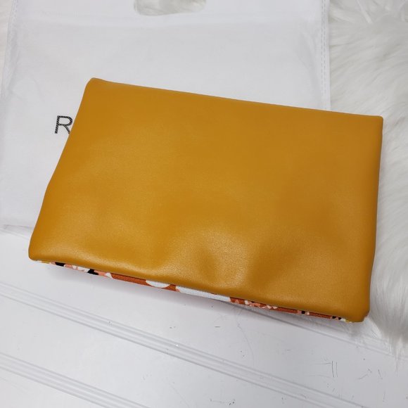 Anthropologie Rachel Pally Fold Over Clutch Purse Reversible New With Dust Cover - Picture 2 of 9